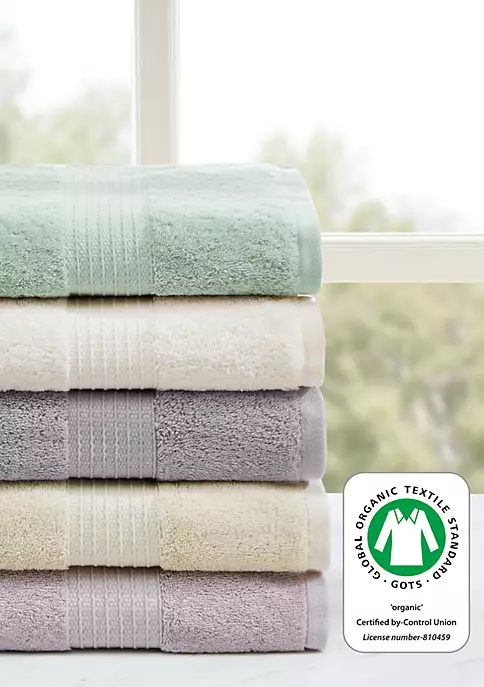 Best Pirce 🎁 Madison Park Organic 6 Piece Cotton Towel Set ✨ 4 Best Pirce 🎁 Madison Park Organic 6 Piece Cotton Towel Set ✨ - Image 4