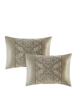 Best Pirce 🎁 Madison Park Essentials Jelena 24-Piece Complete Comforter Set - Natural 🎉 -Madison Park Shop Belk 623