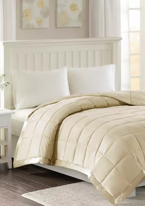 Brand new 🎁 Madison Park Windom All Season Hypoallergenic Microfiber Down Alternative Blanket with 3M Scotchgard 🔔 12 Brand new 🎁 Madison Park Windom All Season Hypoallergenic Microfiber Down Alternative Blanket with 3M Scotchgard 🔔 - Image 12