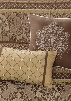 Brand new 🎉 Madison Park Bellagio 5 Piece Reversible Jacquard Bedspread Set 💯 -Madison Park Shop Belk 651