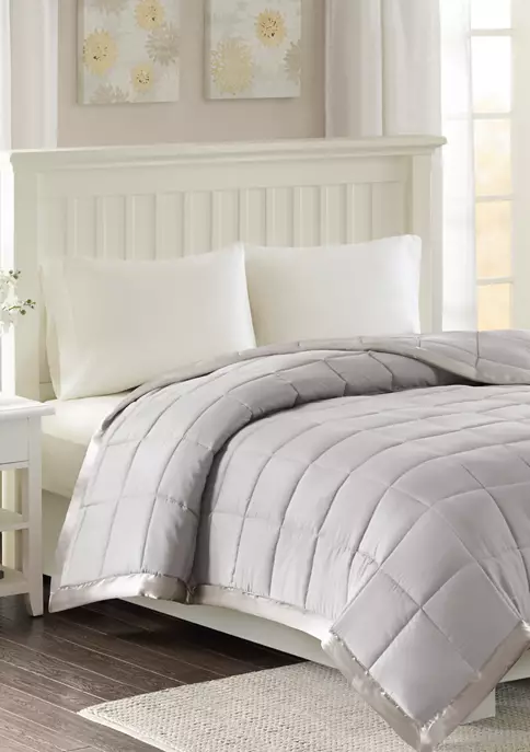 Brand new 🎁 Madison Park Windom All Season Hypoallergenic Microfiber Down Alternative Blanket with 3M Scotchgard 🔔 14 Brand new 🎁 Madison Park Windom All Season Hypoallergenic Microfiber Down Alternative Blanket with 3M Scotchgard 🔔 - Image 14