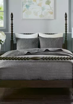 Best reviews of ⌛ Madison Park Signature Serene Cotton Hand Quilted Coverlet Set 😍
