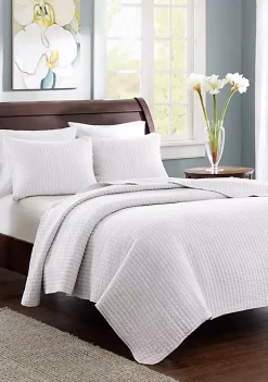 Wholesale 😀 Madison Park Keaton White Coverlet Set 🤩 -Madison Park Shop Belk 702