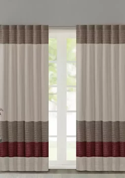 Flash Sale 🔔 Madison Park Amherst Polyoni Pintuck Window Curtain ⭐ -Madison Park Shop Belk 766