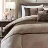 Best deal 🎉 Madison Park Palisades 6 Piece Faux Suede Duvet Set ⭐
