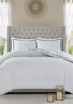 Buy 😀 Madison Park Isla 3 Piece Cotton Printed Reversible Duvet Cover Set 😀 -Madison Park Shop Belk 805