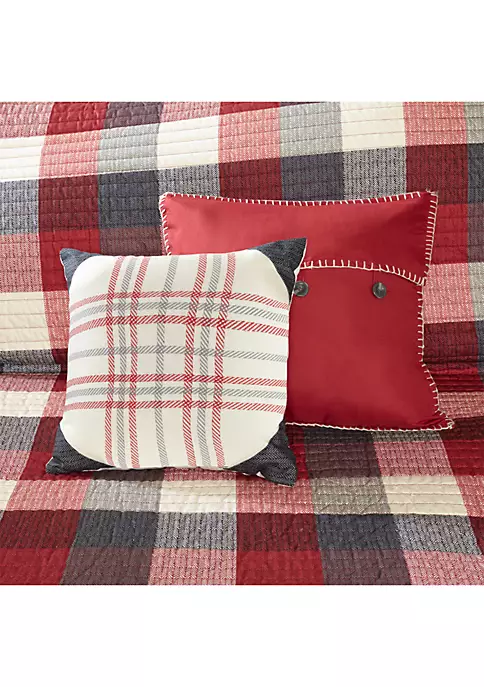 Wholesale โจ Madison Park Ridge 6-Piece Herringbone Red Coverlet Set ๐ 6 Wholesale โจ Madison Park Ridge 6-Piece Herringbone Red Coverlet Set ๐ - Image 6