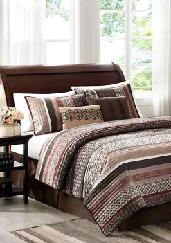 Best reviews of ⭐ Madison Park Princeton 5-Piece Coverlet Set ❤️ -Madison Park Shop Belk 860