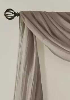 Best Pirce 😍 Madison Park Harper Solid Crushed Scarf Sheer 🎉 -Madison Park Shop Belk 958