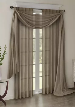 Best Pirce 😍 Madison Park Harper Solid Crushed Scarf Sheer 🎉 -Madison Park Shop Belk 959