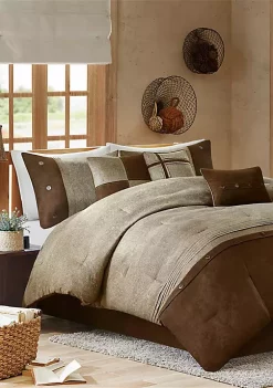 Buy 🌟 Madison Park Boone 7-Piece Comforter Set- Brown ⭐