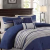 Cheapest 🤩 Madison Park Palmer Comforter Set-Blue 😀
