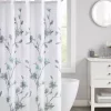 Best Pirce 🔥 Madison Park Magnolia Floral Printed Burnout Shower Curtain 🥰